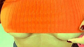 Young girl watching movie then getting pussy fucked and facial