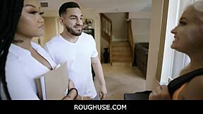 Teen Introduces Stepdad To Friend Lina Flex Bella Jane For Rough Fuck