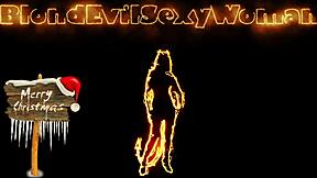 A merry christmas with a mature latina lady.