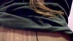 having fun with my beautiful sister-in-law's smooth ass in homemade session 😍