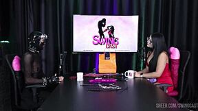 compilado da ramona 69 no swing cast com tifany rocha sheer red