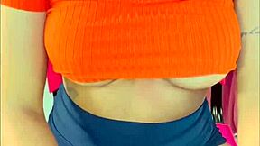 Young girl watching movie then getting pussy fucked and facial