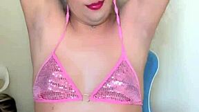 Transsexual with RICH TITS shows POLLA