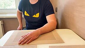 I SEDUCED my TEACHER, bent her over, FUCKED her tight PUSSY! Cum on big ass tits.