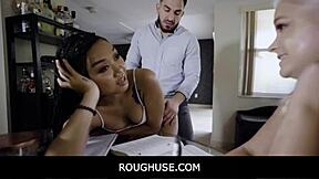 Teen Introduces Stepdad To Friend Lina Flex Bella Jane For Rough Fuck