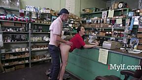 Husband ignores, let's fuck shy?