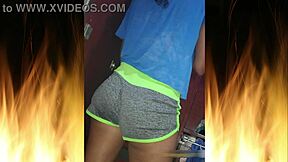 skinny brunette with hot ass flashing in brazilian exhibitionist style