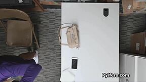 Sec Guard Bangs Perky Blonde Teen In Reality Show!