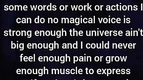 Do you really want someone loved more than you? My loneliness is a kindness.