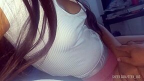 skinny 18yo begs for anal while I touch her perfect tits