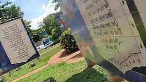 Saindo do shopping achei este lugar lindo pra me masturbar.