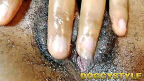 Mature Curvy Woman Fingers Her Huge Sweet Pussy with Dildo