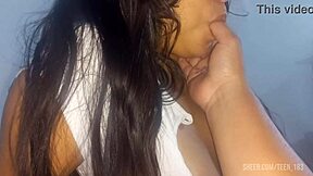 skinny 18yo begs for anal while I touch her perfect tits