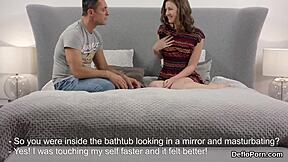 Kissable Kitten Spreads Pink Twat for First-Time Defloration with Nympho Vibe