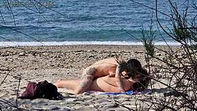 intense beach sex with passionate lovers and female squirting orgasms