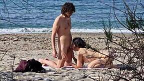intense beach sex with passionate lovers and female squirting orgasms
