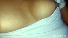 skinny 18yo begs for anal while I touch her perfect tits