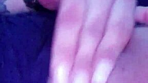 I touch myself while watching porn with big ass cougar.