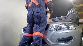 Couple's Doggystyle Ass Fucking With Shaved Pussy And Small Tits.