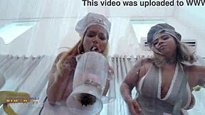 Larissa Leite and Victoria Dias Assfucked by Dodo Pitbul