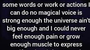 Do you really want someone loved more than you? My loneliness is a kindness.