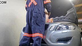 Couple's Doggystyle Ass Fucking With Shaved Pussy And Small Tits.