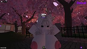 Caught a Wild Moment of Roblox Action with a Girl in the Park.