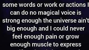 Do you really want someone loved more than you? My loneliness is a kindness.