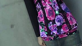 Hitomi Misaki Endures Intense Vibrations from Remote Vibrator During Exciting Walk Part 2