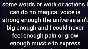 Do you really want someone loved more than you? My loneliness is a kindness.