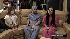 Dr. Tampa Gives Blaire Celeste Her Yearly Physical With Big Ass And Shaved Pussy