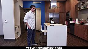 Hot Nurse Ella Knox Titfucks Stepdad's Monster Cock In Hospital!