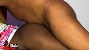 Nixie soft fucks king size dick in doggystyle and cowgirl positions