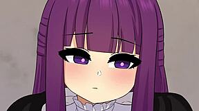 Hentai Character Gently Sucks On Boobs In Anime Style