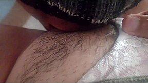 we couldn't resist, bent over doggystyle with creampie on big natural tits again