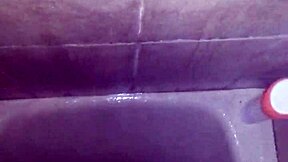 Taking a relaxing shower and enjoying some private time