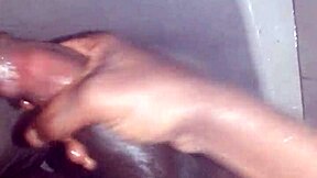 Taking a relaxing shower and enjoying some private time