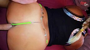 A mature stepmother with sexy legs gets fingered and talked dirty in bed, receiving a creampie without contraceptives