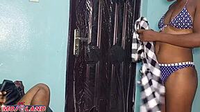 i young step mom bash into step sons bed room and caught him jerking off