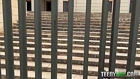 Petite spanish blonde is desperate for american cock angelique lapiedra don mulatito!