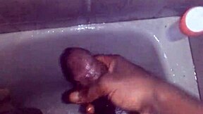 Taking a relaxing shower and enjoying some private time