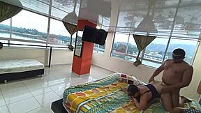 Shared bed with boss's wife