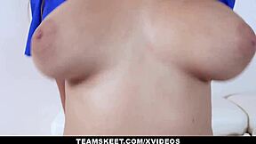 Hot Nurse Ella Knox Titfucks Stepdad's Monster Cock In Hospital!