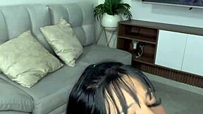 beautiful latina plays with her dildos 😍