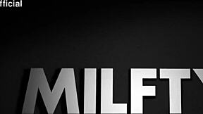 milfty reciprocity with monique mae licking shaved pussy during workout