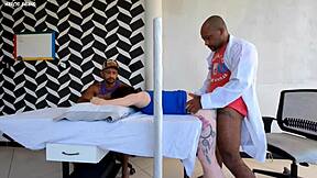 Doctor Assfucks Patient Beside Unaware Husband In Bisexual Amateur Fetish Scene