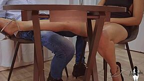 Fucking My Coworker Friend With Big Cock While Roommate Is Distracted At Home