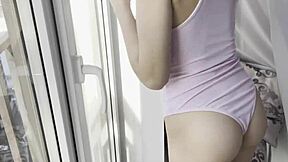 Young Student Moans in Amateur Solo Video with Perfect Ass