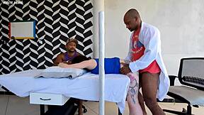 Doctor Assfucks Patient Beside Unaware Husband In Bisexual Amateur Fetish Scene