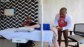 Doctor Assfucks Patient Beside Unaware Husband In Bisexual Amateur Fetish Scene